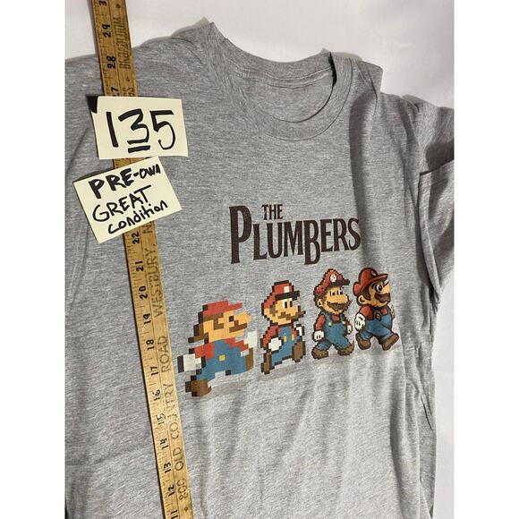 Mario Super Bros the plumbers Beatles theme Vintage to Modern graphics - Picture 4 of 8